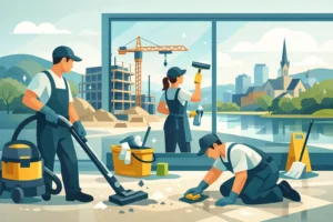 Nettoyage après construction à Sherbrooke