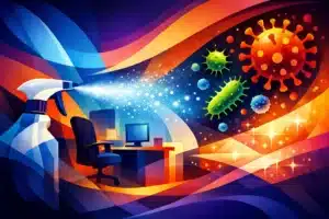 Désinfection espaces professionnels efficace