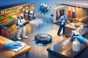 Comment assainir des surfaces commerciales sensibles