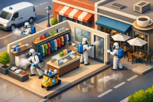 Désinfection des commerces à Drummondville