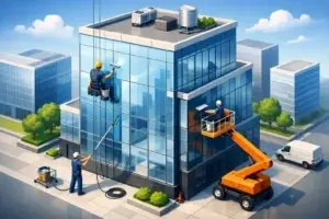 Guide d’entretien des vitres d’immeubles pros
