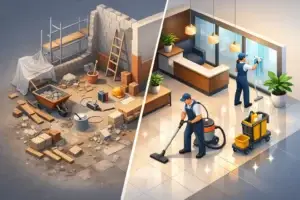Nettoyage après chantier ou avant ouverture