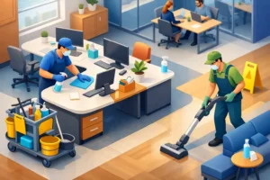 Assainissement des bureaux partagés efficace