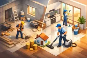 Combien coûte un nettoyage après construction ?