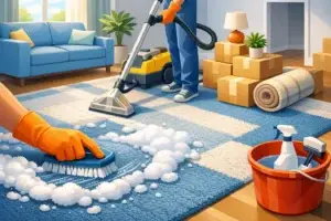 Comment nettoyer un tapis avant relocation