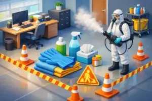 Comment préparer vos locaux avant désinfection