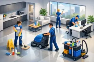 Hygiène des locaux professionnels au quotidien
