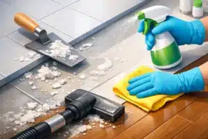 Éliminer les résidus de plâtre sans abîmer les surfaces